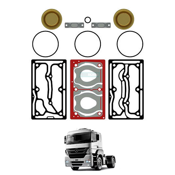 KIT REPARO COMPRESSOR MB AXOR O500 OM457 REGULADO (0021300615-MGK3451)