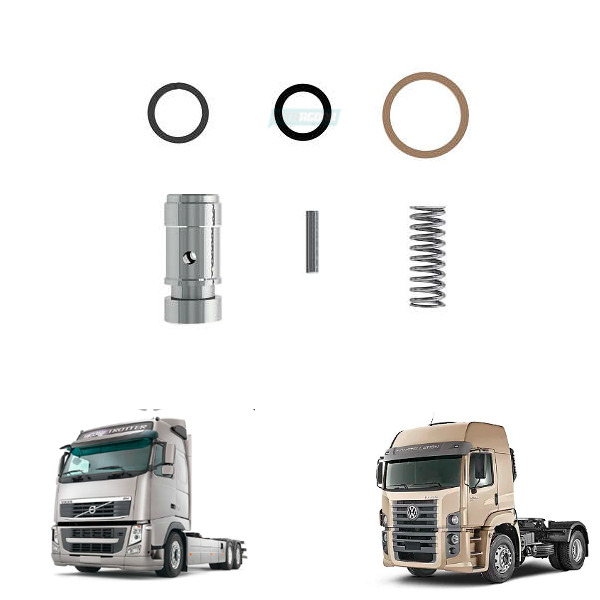 KIT REPARO DESCARREGADOR LK38 LK39 LP48 LP49 AGRALE FIAT FORD SCANIA VOKSWAGEN V