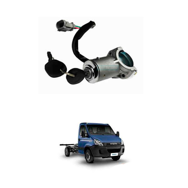 KIT COMUTADOR IGNICAO COM TRAVA E MIOLOS PARA IVECO DAILY 35S14 45S14 45S16 55C1