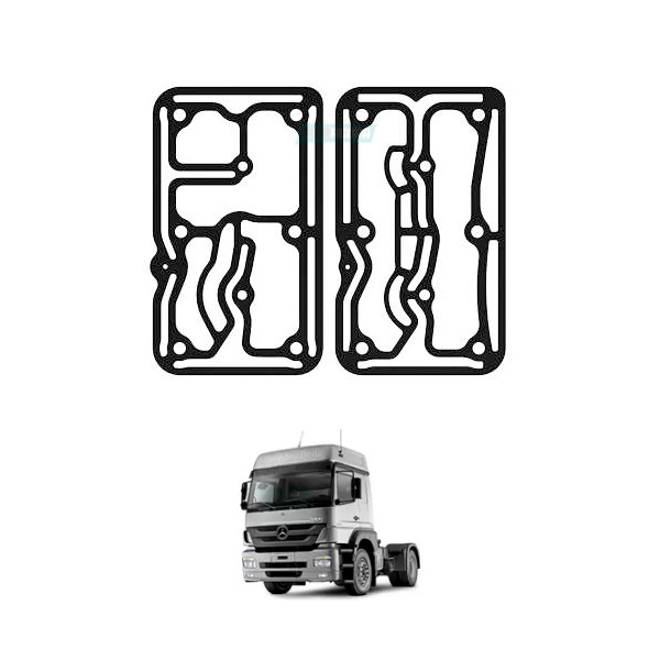KIT JUNTA METALICA CABECOTE OM906 OM926 MERCEDES BENZ (MGK3486)