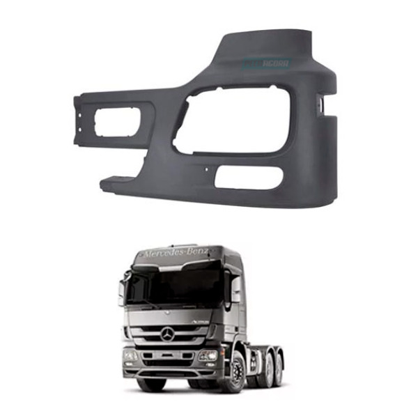 PONTEIRA PARACHOQUE ESQUERDO RTM MBB ACTROS 1831 1848 2031 2048 2532 2555 3331 4