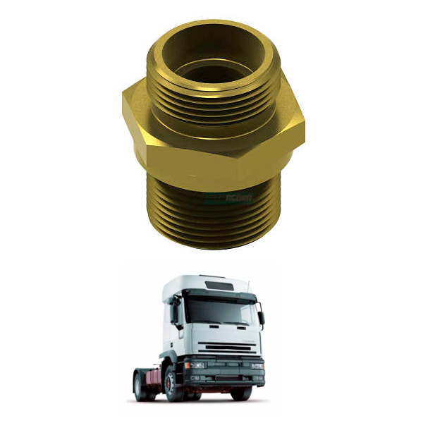 CONEXAO SAIDA AR DO CABECOTE M26 x M26 IVECO  (MGK4727)
