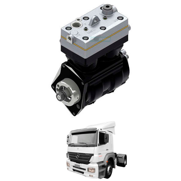 COMPRESSOR DE AR MERCEDES OM457 ATRON 1635 AXOR 2035 2036 2040 2041 2044 2144 25
