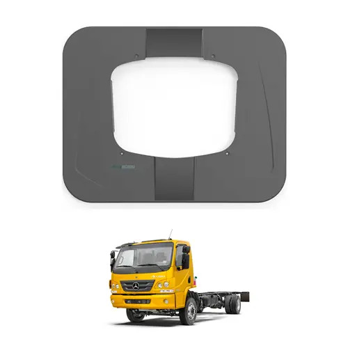 MOLDURA PAINEL CLIMATIZADOR MB ACCELO ACTROS TETO BAIXO ATEGO AXOR VW DELIVERY 2