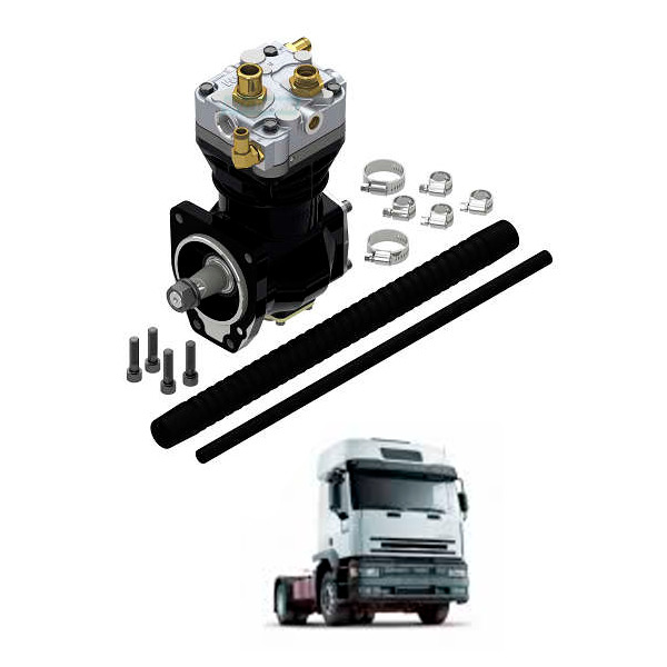 COMPRESSOR DE AR SUBSTITUI ACX83 KIT IVECO EUROTECH EUROSTAR EUROTRAKKER (MGK652