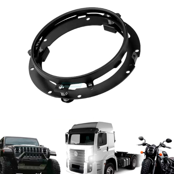 SUPORTE FAROL MILHA LED ANGEL EYES 7 POLEGADAS (LT1013-SUPORTE)