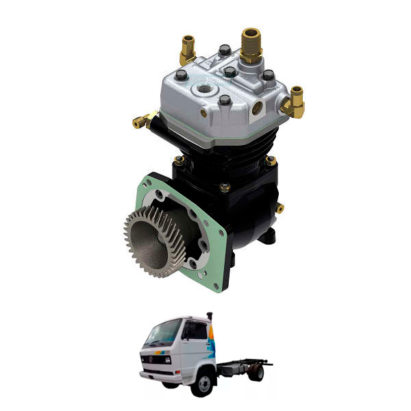 COMPRESSOR DE AR LK 38 SUBSTITUI VARGA EL1030 COM KIT  FIAT PA CARREGADEIRA FR10