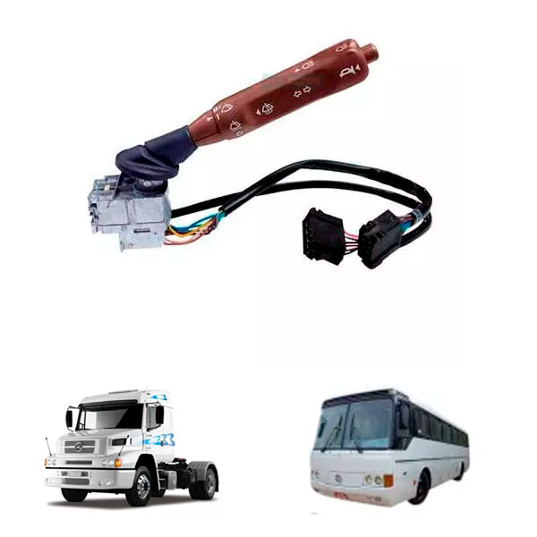 CHAVE SETA MERCEDES BENZ HPN CAMINHOES ONIBUS 88... MARROM DIRETEC (6885407045-6
