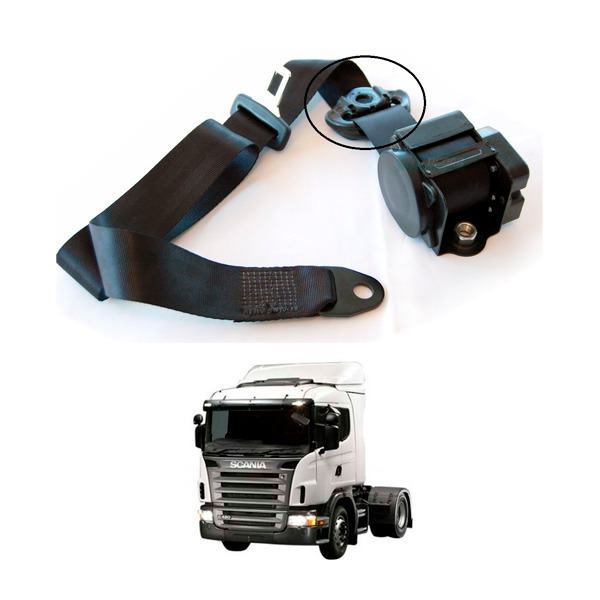 CINTO SEGURANCA BANCO PNEUMATICO LADO  MOTORISTA SCANIA  (2254600-CR3P114)