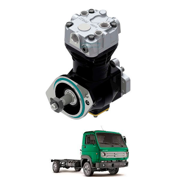 COMPRESSOR DE AR 80MM SUBSTITUICUMMINS ISF 3.8  AGRALE MA10 VW 10.160OD 5.150 5.