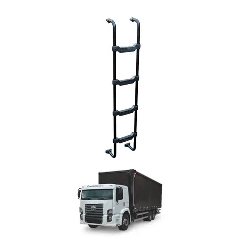 ESCADA PRETA 1200MM X 4 DEGRAUS VW CONSTELLATION CABINE BAIXA 2005... (B011A)