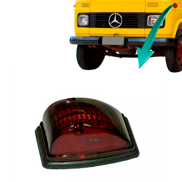 CAIXA 2 LANTERNA PISCA SUPERIOR MB MERCEDES BENZ 608 755 PARA SCANIA 111  (CX.30