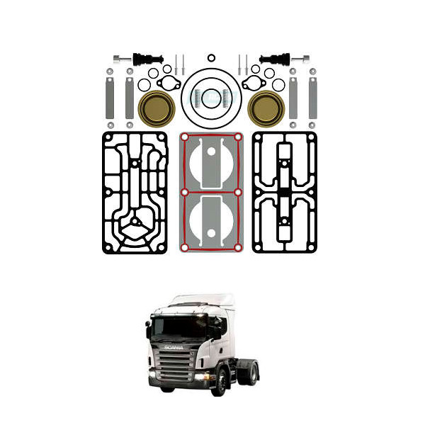 KIT REPARO P/ COMPRESSOR LP4951 COMPLETO  SCANIA SERIE 5 (1864986-MGK3445B)