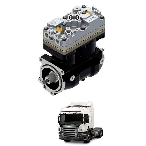 COMPRESSOR DE AR LK4951 CONE MAIOR SCANIA SERIE 5 F230 G380 G420 G440 G470 K270 