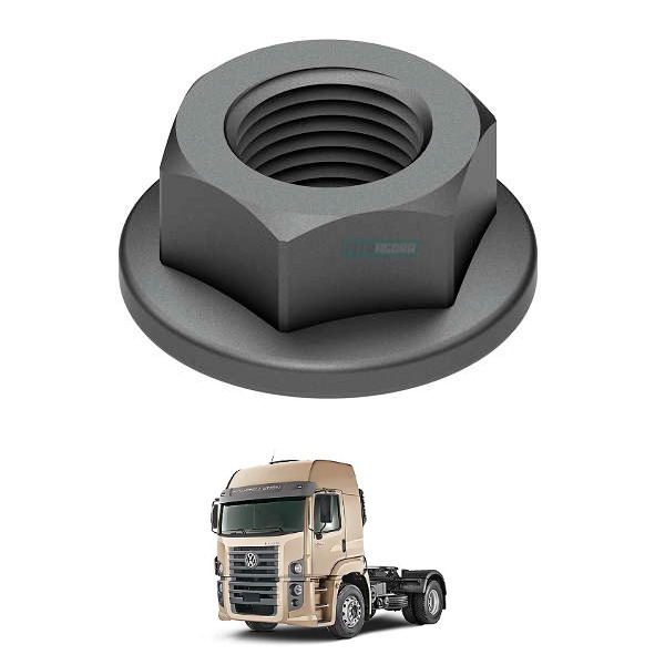 PORCA SEXTAVADA FLANGEADA 5/8" 18UNF ROSCA DIREITA VOLKSWAGEN (MGK4860)