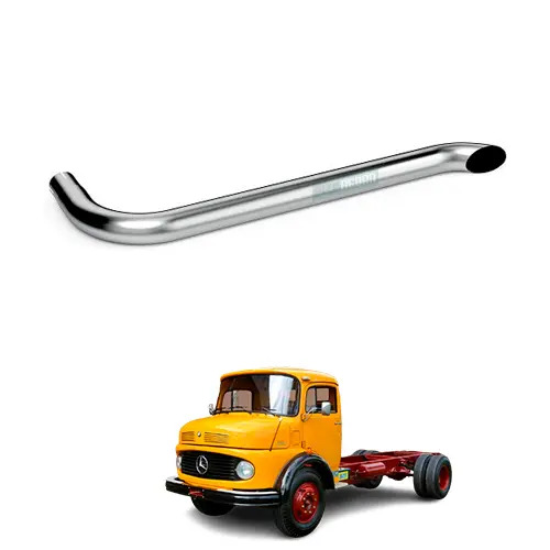 PONTEIRA ESCAPAMENTO CROMADO 3POL 1200 X 400M UNIVERSAL  (M073H)