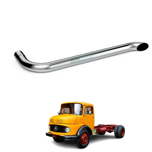 PONTEIRA ESCAPAMENTO CROMADO 3POL 1200 X 350MM UNIVERSAL  (440613-M073F)