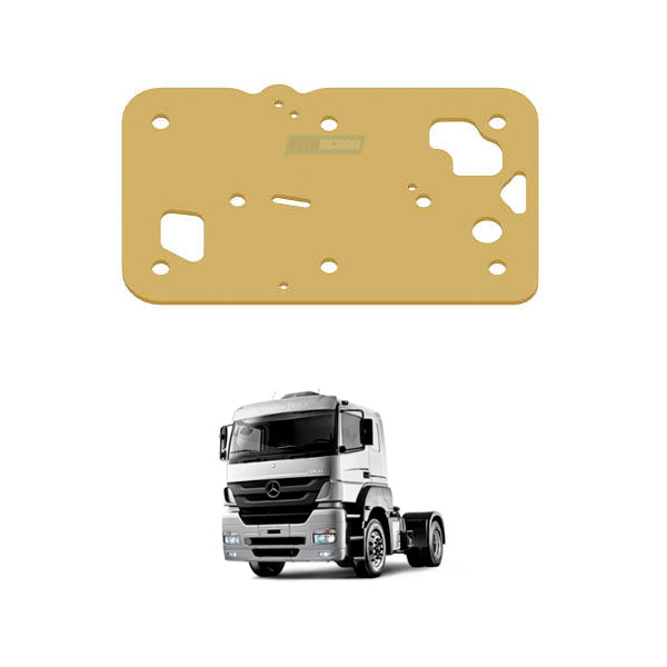 PLACA INTERMEDIARIO COMPRESSOR 2 CILINDROS MB AXOR O500 OM906 OM926 (MGK2632)