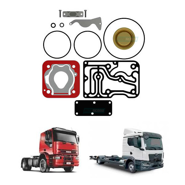 KIT REPARO COMPRESSOR IVECO CAVALINO MAN (MGK3467)