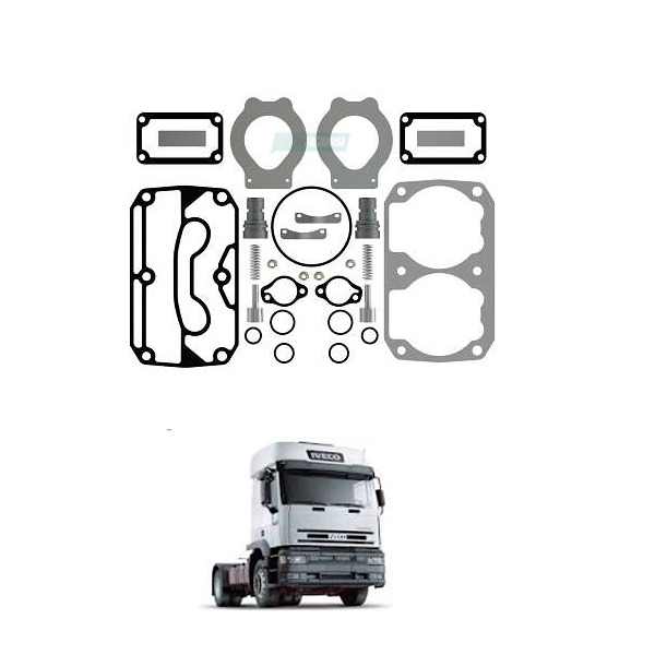 KIT REPARO COMPRESSOR IVECO STRALIS  ANTIGO COMPLETO (MGK3471)