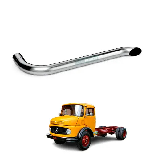 PONTEIRA ESCAPAMENTO CROMADO 3.5POL 1200 X 400MM UNIVERSAL (M074B)