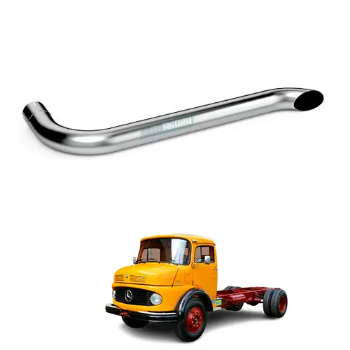 PONTEIRA ESCAPAMENTO CROMADO 4POL 1250 X 430MM UNIVERSAL (228226-M073)