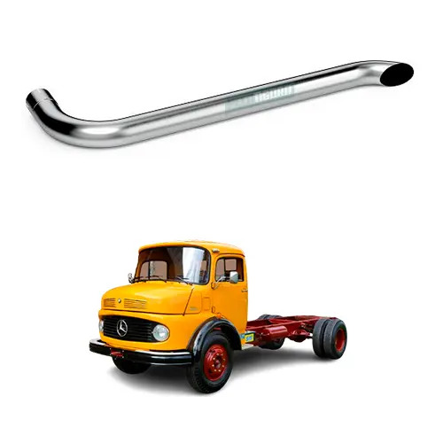 PONTEIRA ESCAPAMENTO CROMADO 4POL 1500 X 425MM UNIVERSAL  (228227-M073A)