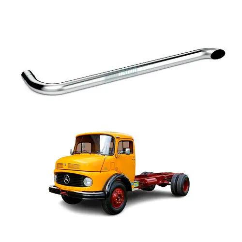 PONTEIRA ESCAPAMENTO CROMADO 4POL 1950 X 440MM UNIVERSAL  (228228-M073B)