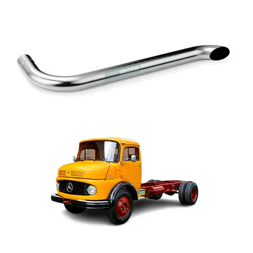 PONTEIRA ESCAPAMENTO CROMADO 4.5POL 1600 X 550MM UNIVERSAL  (228230-M073D)