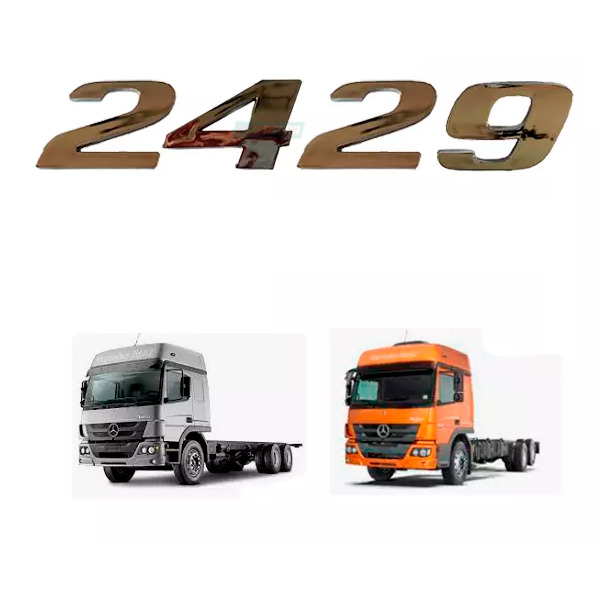 KIT EMBLEMA 2426 2429 MB ATEGO 2426 2429 (K.1092-1094-1096)