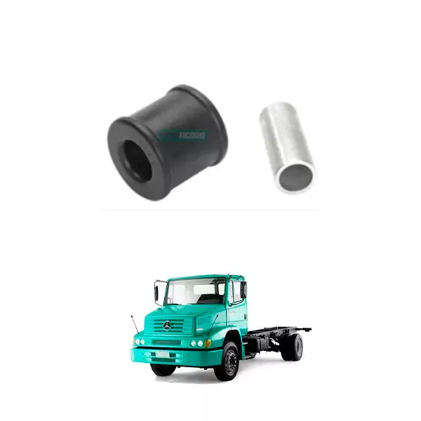 CAIXA 10  BORRACHA AMORTECEDOR DIANTEIRO 20X40X40 MB 1113 1313 MERCEDES BENZ (CX