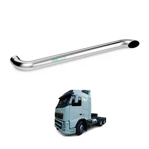 PONTEIRA ESCAPAMENTO CROMADO 5POL 1900 MM ESQUERDO VOLVO FH 2015 ATE 2020 (TB123