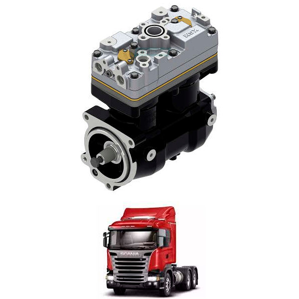 COMPRESSOR DE AR LK4951 SCANIA SERIE 5 CONE MENOR (MGK67220)