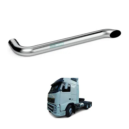 PONTEIRA ESCAPAMENTO CROMADO 5POL 1590X 440MM UNIVERSAL  (M075L)