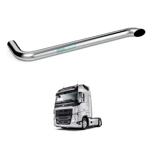 PONTEIRA ESCAPAMENTO CROMADO 5POL 2000 X 535MM UNIVERSAL VOLVO FH (440615-M073W)