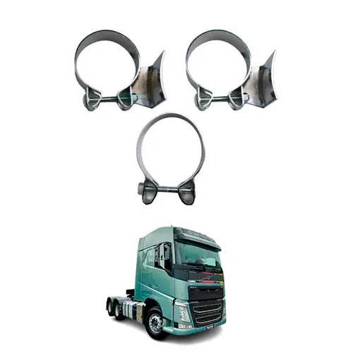 KIT PONTEIRA ESCAPAMENTO VOLVO FH ANO 2015 ATE 2020 FH EURO 3 ANO 2015... (B075V