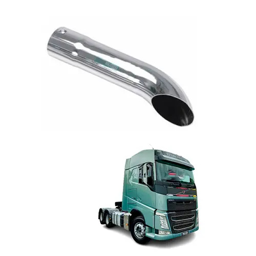 PONTEIRA ESCAPAMENTO CROMADO LONGO 4POL 600M UNIVERSAL (434497-M071E)