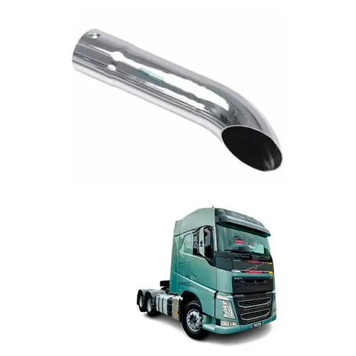 PONTEIRA ESCAPAMENTO CROMADO LONGO 4.5POL 610MM UNIVERSAL (434499-S316G)