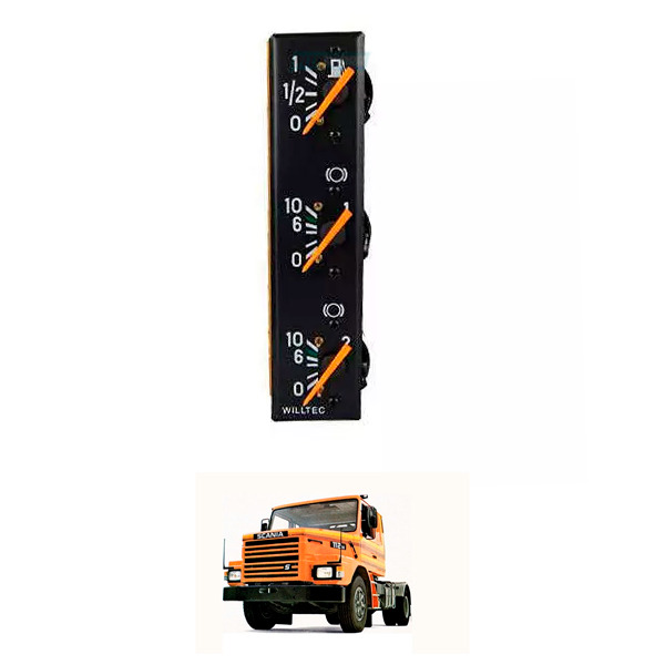 RELOGIO PARA SCANIA 112 COMBUSTIVEL/PRESSAO 1/PRESSAO 2 (538509,)