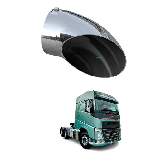 TERMINAL ESCAPAMENTO CROMADO 5POL 260MM UNIVERSAL  (M071T)