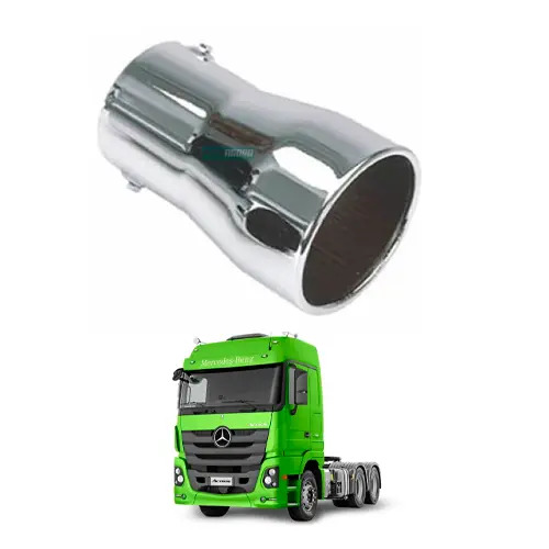 TERMINAL ESCAPAMENTO CROMADO RETO 2.5POL 180MM UNIVERSAL (434475-M070)