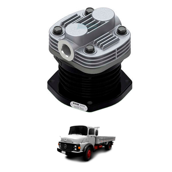 COMPRESSOR 77MM MB 1113 OM 352 4 FUROS (3521300115-MGK65880)