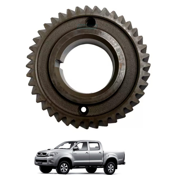 ENGRENAGEM VIRABREQUIM TOYOTA HILUX 25 3.0 TURBO 2002 A 2015 (13775)