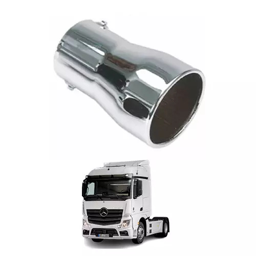 TERMINAL ESCAPAMENTO CROMADO RETO 4POL 200MM UNIVERSAL  (434477-M070A)