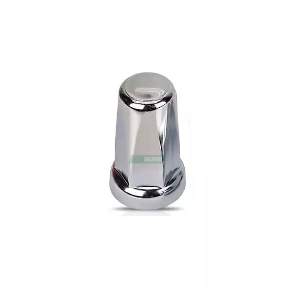 CAIXA 100  CAPA CROMADA PORCA RODA MINI BELGA MB PORCA 27 MM (CX.UNIAO1/4-0034-5