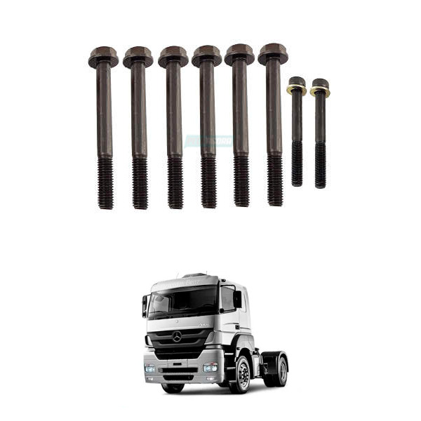 KIT PARAFUSOS CABECOTE COMPRESSOR MB AXOR OM457 (MGK3524)