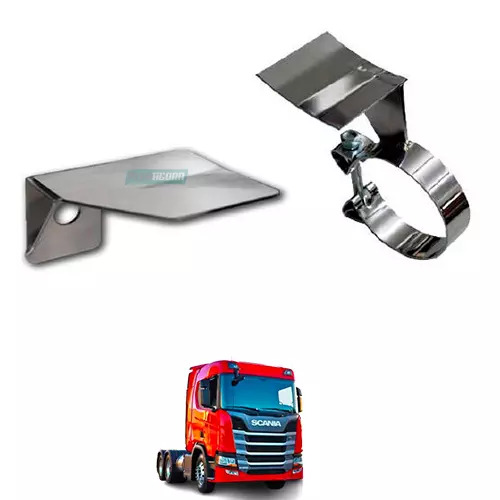 SUPORTE CROMADO PARA ABRACADEIRA UNIVERSAL (B074Z)