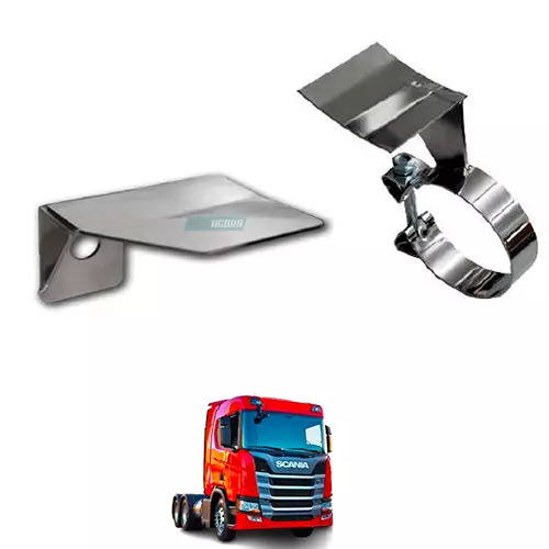 ABRACADEIRA COM SUPORTE CROMADA 4POL UNIVERSAL TANQUE CILINDRICO  (TB2115-B076B)