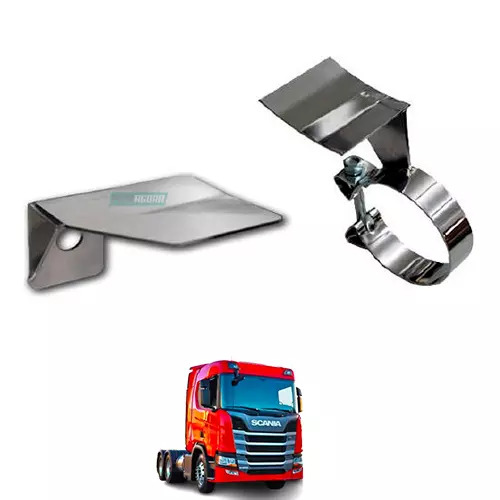 ABRACADEIRA COM SUPORTE CROMADA 4.5POL UNIVERSAL (TB2114-B075B)