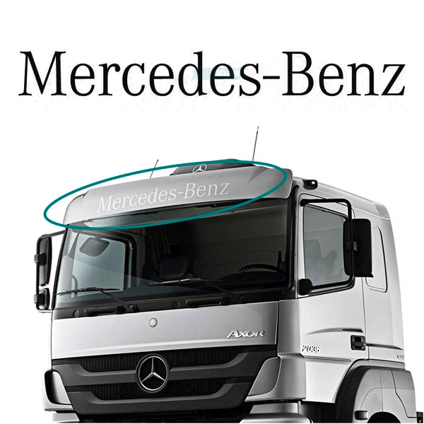 ADESIVO PRETO TAPA SOL MB AXOR ATEGO (6938170320-PRETO)